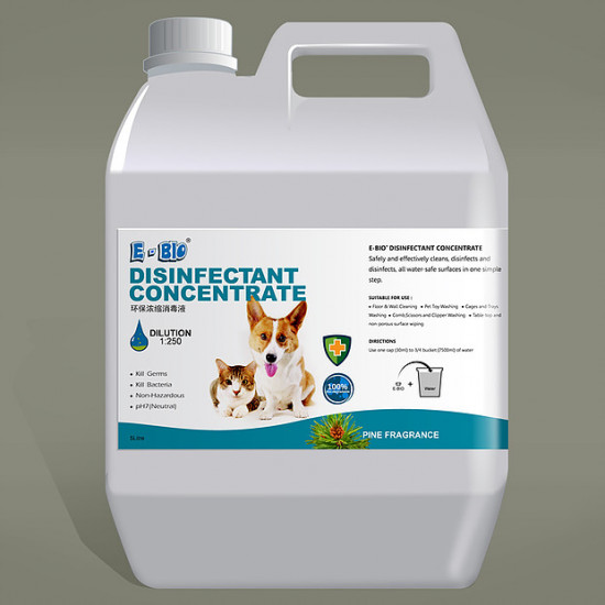 E-Bio Disinfectant Concentrate ( Pine Fragrance ) 5 LITRE  E-Bio Disinfectant Concentrate ( Pine Fragrance ) 5 LITRE