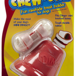 Dingo Chew Umz Rawhide Treat Holder Bell Toy