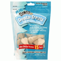 Dingo Denta Mini Treats  (6 oz) 15 Pieces Dingo Denta Mini Treats  (6 oz) 15 Pieces