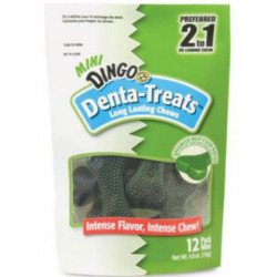 Dingo Denta Long Lasting Chews Mini ( 4.8oz) 12 pcs Dingo Denta Long Lasting Chews Mini ( 4.8oz) 12 pcs