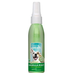 Tropiclean Fresh Breath Oral Care Spray (118ml) Vanilla Mint Tropiclean Fresh Breath Oral Care Spray (118ml) Vanilla Mint