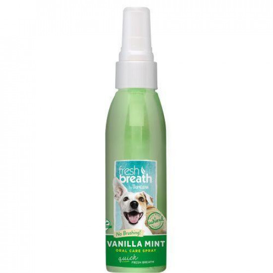 Tropiclean Fresh Breath Oral Care Spray (118ml)  Vanilla Mint 