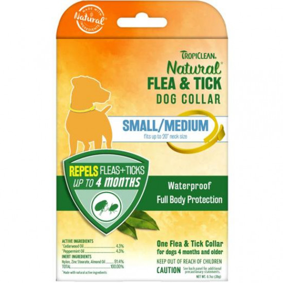 TropiClean Natural Flea & Tick Dog Collar TropiClean Natural Flea & Tick Dog Collar