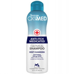 Tropiclean OxyMed Anti-Itch Medicated Oatmeal Shampoo for Cats & Dogs Tropiclean OxyMed Anti-Itch Medicated Oatmeal Shampoo for Cats & Dogs