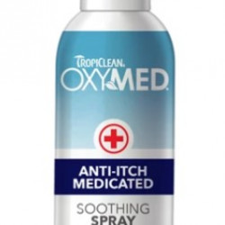 Tropiclean OxyMed Anti-Itch Medicated Spot Treatment Spray for Cats & Dogs 8oz