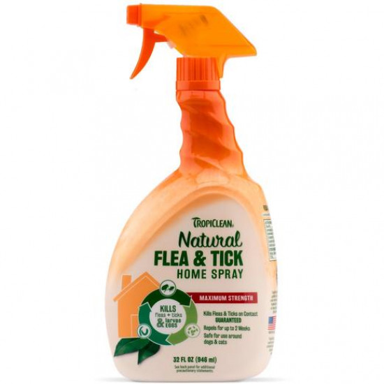 TropiClean Natural Flea & Tick Spray for Home 946ML TropiClean Natural Flea & Tick Spray for Home 946ML