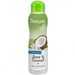 Tropiclean DeShedding Lime & Coconut Pet Shampoo 355ml Tropiclean DeShedding Lime & Coconut Pet Shampoo 355ml
