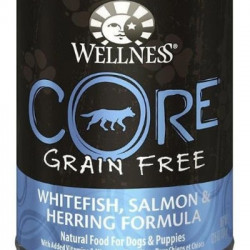Wellness CORE Grain-Free Salmon, Whitefish & Herring Canned Dog Food 354g Wellness CORE Grain-Free Salmon, Whitefish & Herring Canned Dog Food 354g
