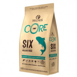 Wellness CORE SIX Adult Salmon & Chickpeas Grain-Free Dry Dog Food Wellness CORE SIX Adult Salmon & Chickpeas Grain-Free Dry Dog Food