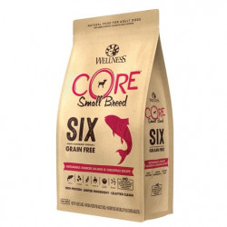 Wellness Core Six Small Breed Sustainably-Sourced Salmon & Chickpeas Grain Free Dry Dog Food Wellness Core Six Small Breed Sustainably-Sourced Salmon & Chickpeas Grain Free Dry Dog Food