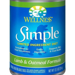 Wellness Simple Lamb & Oatmeal Canned Dog Food 354g Wellness Simple Lamb & Oatmeal Canned Dog Food 354g