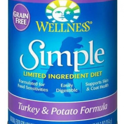 Wellness Simple Grain-Free Turkey & Potato Canned Dog Food 354g Wellness Simple Grain-Free Turkey & Potato Canned Dog Food 354g