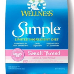 Wellness Simple Grain-Free Small Breed Salmon & Potato Dry Dog Food Wellness Simple Grain-Free Small Breed Salmon & Potato Dry Dog Food