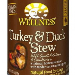 Wellness Homestyle Stew Turkey & Duck Stew with Sweet Potatoes & Cranberries Canned Dog Food 354g Wellness Homestyle Stew Turkey & Duck Stew with Sweet Potatoes & Cranberries Canned Dog Food 354g
