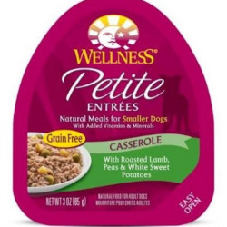 Wellness Petite Entrees Casserole Roasted Lamb Cup Tray Dog Food 85g Wellness Petite Entrees Casserole Roasted Lamb Cup Tray Dog Food 85g