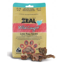 Zeal Free Range Naturals Ling Fish Skins Cat & Dog Treats 125g Zeal Free Range Naturals Ling Fish Skins Cat & Dog Treats 125g