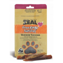 Zeal Free Range Naturals Venison Tendons Dog Treats 125g Zeal Free Range Naturals Venison Tendons Dog Treats 125g